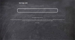 Desktop Screenshot of marrage.com